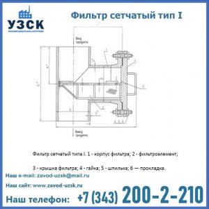 Фильтр сетчатый ФС по Т-ММ-11-2003 в Люберцах